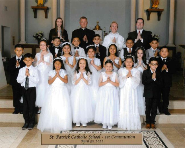 St. Patrick 1st Communion April 30, 2022